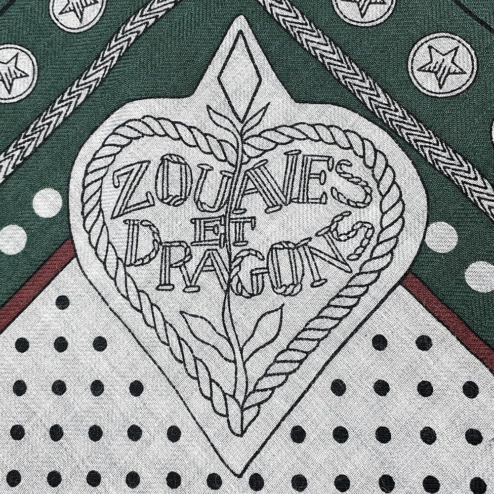 エルメス ストール カレ140 カレジェアン ズアヴとドラゴン・バンダナ Zouaves et Dragons Bandana HERMES 2023年秋冬