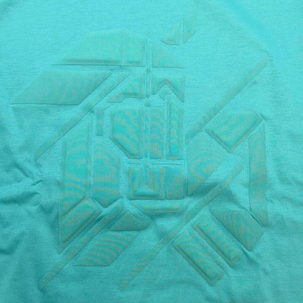 エルメス Tシャツ シュヴォー アン シメトリー 3D コットン メンズサイズM HERMES トップス