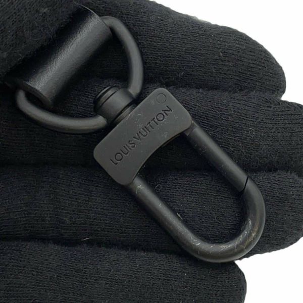ルイヴィトン ハンドバッグ モノグラム/LVラバー キーポルXS M45788 LOUIS VUITTON 黒 ブラック