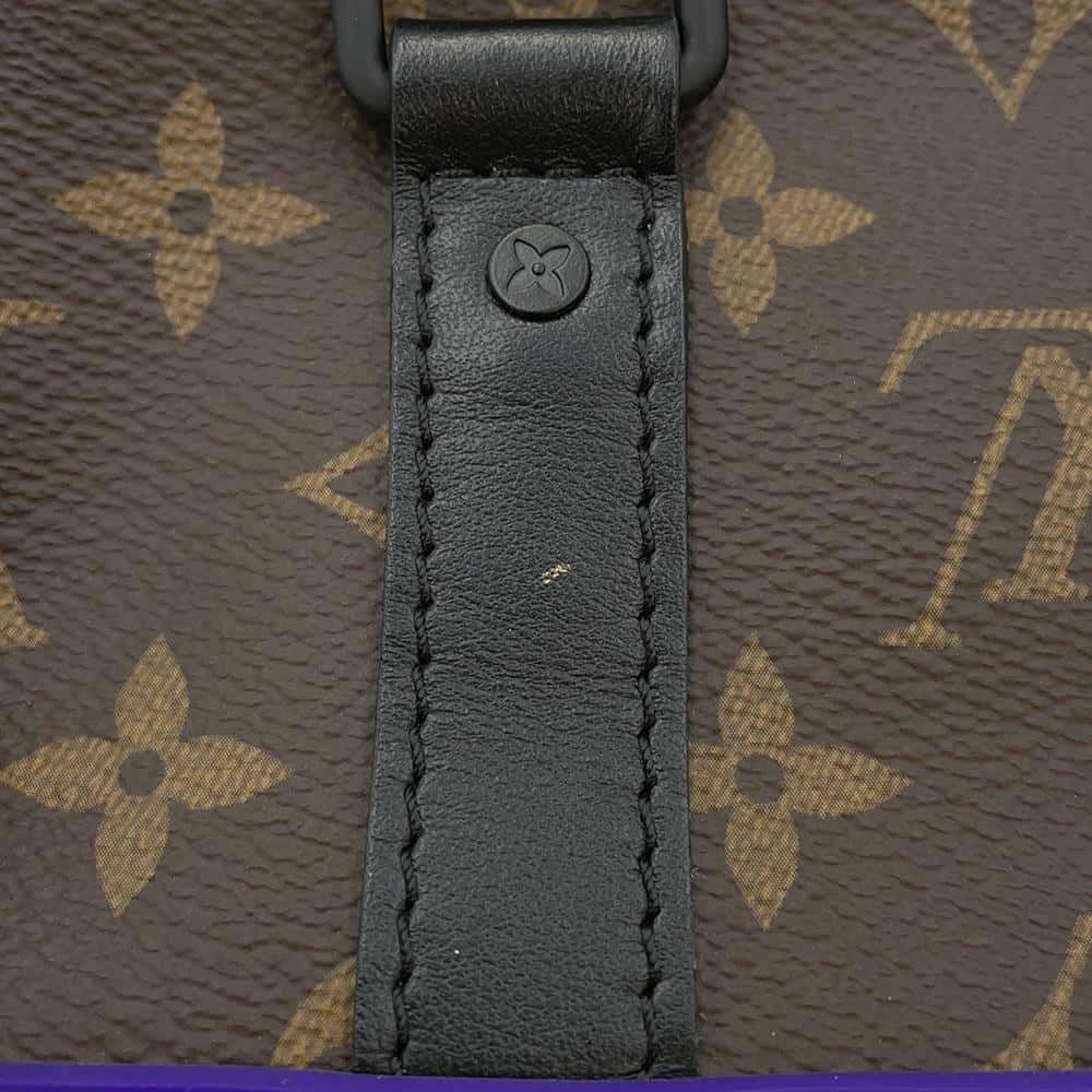 ルイヴィトン ハンドバッグ モノグラム/LVラバー キーポルXS M45788 LOUIS VUITTON 黒 ブラック