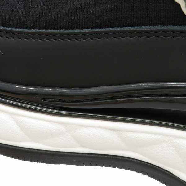 シャネル スニーカー ココマーク メンズサイズ43 G35618 CHANEL 靴 バイカラー 黒 白 2020SS
