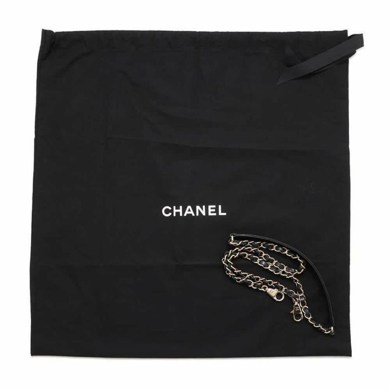 シャネル ハンドバッグ マトラッセ ココマーク ハンドル フラップ キャビアスキン A92991 2way 黒