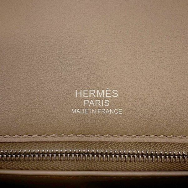 エルメス バーキン30 エトゥープ/シルバー金具 グリズリー/スイフト W刻印 HERMES Birkin ハンドバッグ