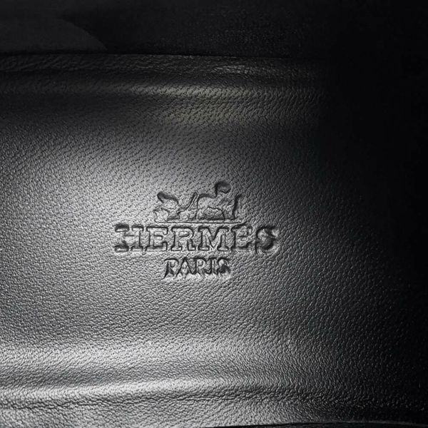 エルメス スニーカー バウンシング レザー レディースサイズ37 HERMES 靴 黒