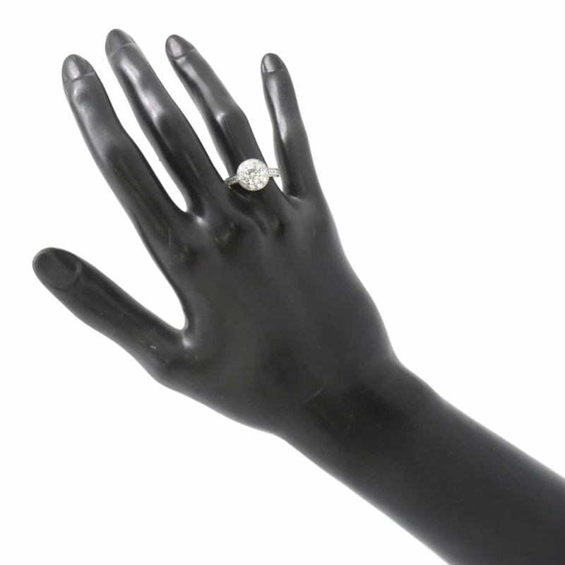 ヴァンクリーフ&アーペル リング イコーヌ ダイヤモンド 1.02ct Pt950プラチナ サイズ51 GIA鑑定書付き 指輪 ジュエリー