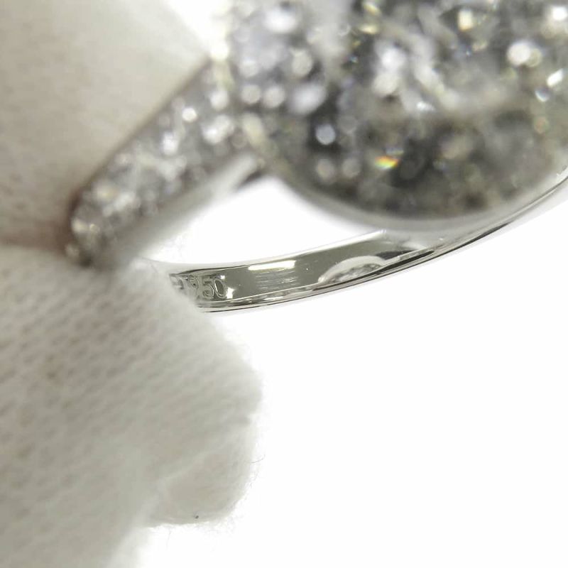 ヴァンクリーフ&アーペル リング イコーヌ ダイヤモンド 1.02ct Pt950プラチナ サイズ51 GIA鑑定書付き 指輪 ジュエリー