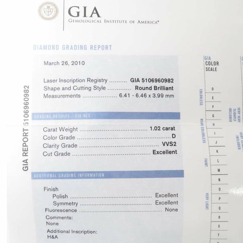 ヴァンクリーフ&アーペル リング イコーヌ ダイヤモンド 1.02ct Pt950プラチナ サイズ51 GIA鑑定書付き 指輪 ジュエリー