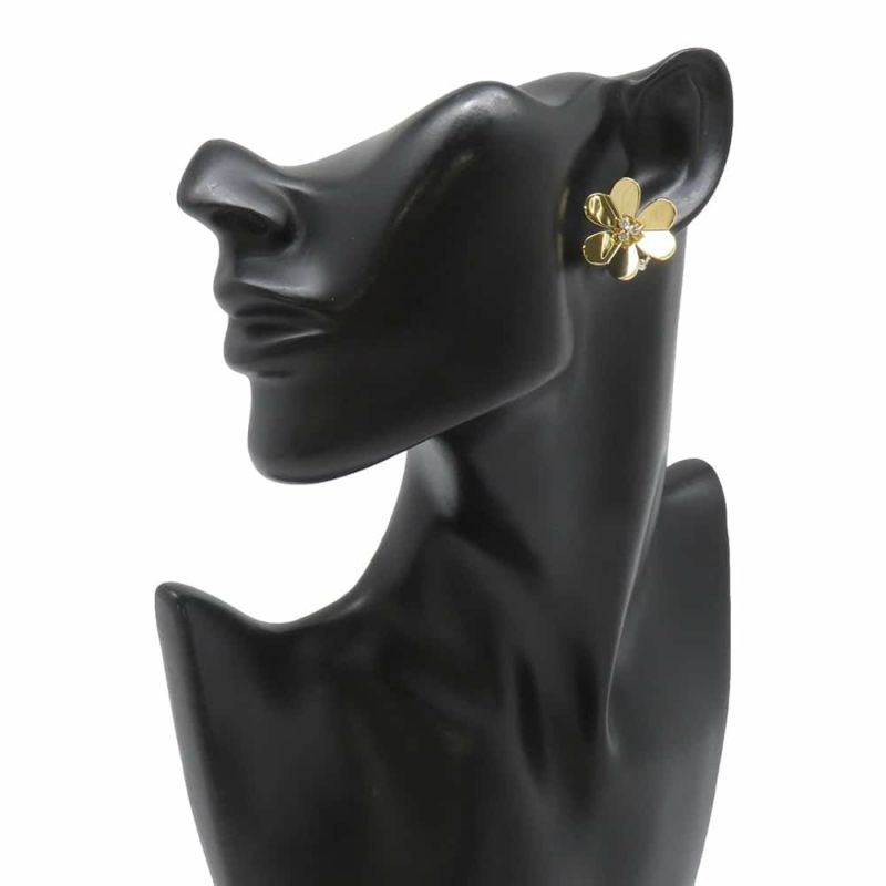 ヴァンクリーフ&アーペル ピアス フリヴォル イヤリング ラージ ダイヤモンド 6P 0.32ct K18YGイエローゴールド VCARB65900