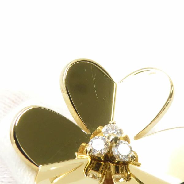 ヴァンクリーフ&アーペル ピアス フリヴォル イヤリング ラージ ダイヤモンド 6P 0.32ct K18YGイエローゴールド VCARB65900