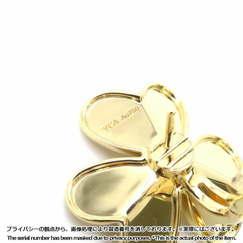 ヴァンクリーフ&アーペル ピアス フリヴォル イヤリング ラージ ダイヤモンド 6P 0.32ct K18YGイエローゴールド VCARB65900