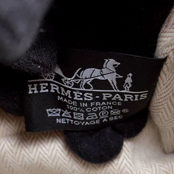 エルメス ポーチ ブリッド・ア・ブラックGM ハイビスカス/シルバー金具 キャンバス HERMES バッグ 小物入れ