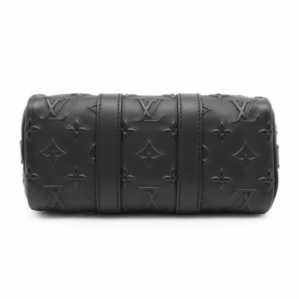 ルイヴィトン ハンドバッグ モノグラム・シール キーポル XS M57960 LOUIS VUITTON 2wayショルダー メンズ 黒