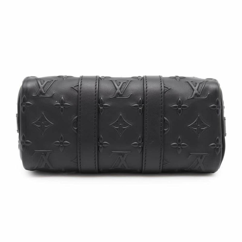 ルイヴィトン ハンドバッグ モノグラム・シール キーポル XS M57960 LOUIS VUITTON 2wayショルダー メンズ 黒