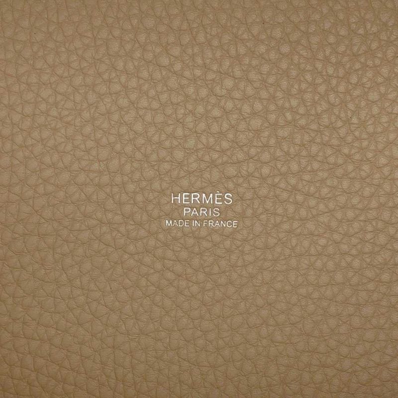 エルメス ハンドバッグ ピコタンロックPM ベージュマルファ/シルバー金具 トリヨンクレマンス W刻印