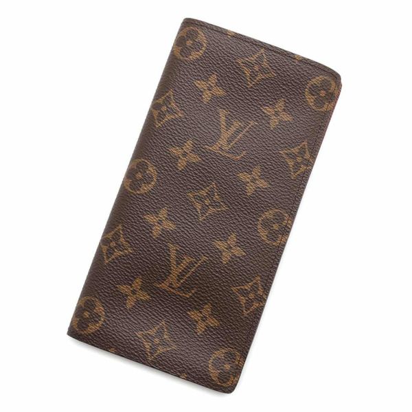 ルイヴィトン 長財布 モノグラム ポルトフォイユ・ブラザ M66540 LOUIS VUITTON 財布