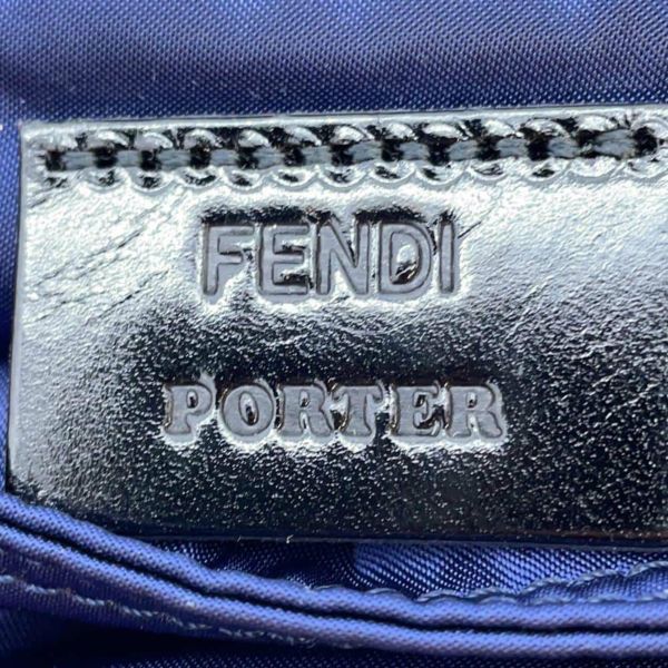 フェンディ ボディバッグ バケット ミニ ポーターコラボ ナイロン 7AS138 FENDI 3wayショルダーフォンケース ハンドバッグ