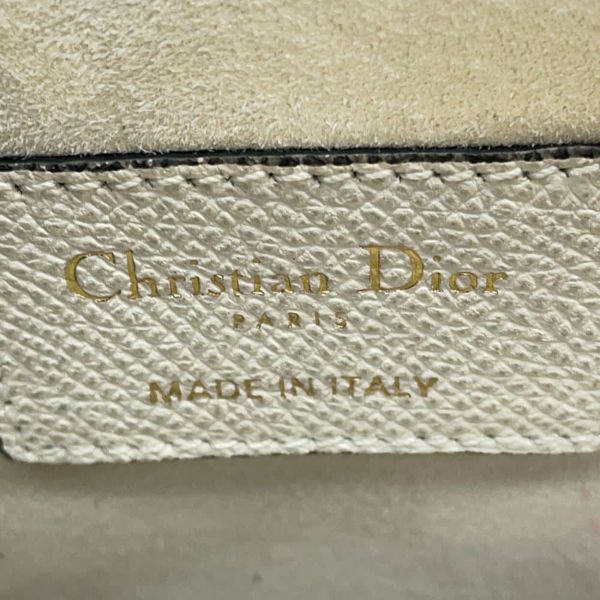 クリスチャン・ディオール ショルダーバッグ オブリーク サドルバッグ ミニ Christian Dior ハンドバッグ 白