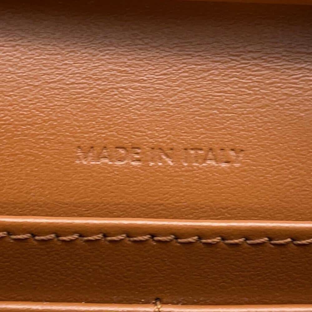 セリーヌ チェーンウォレット トリオンフ キャンバス レザー 10L462FI6.02GR CELINE バッグ 財布