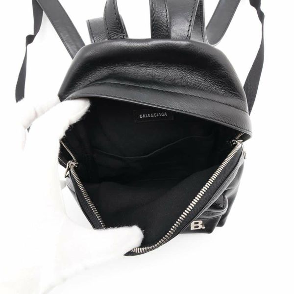 バレンシアガ リュック ソフト バックパック XXS レザー BALENCIAGA リュックサック 黒