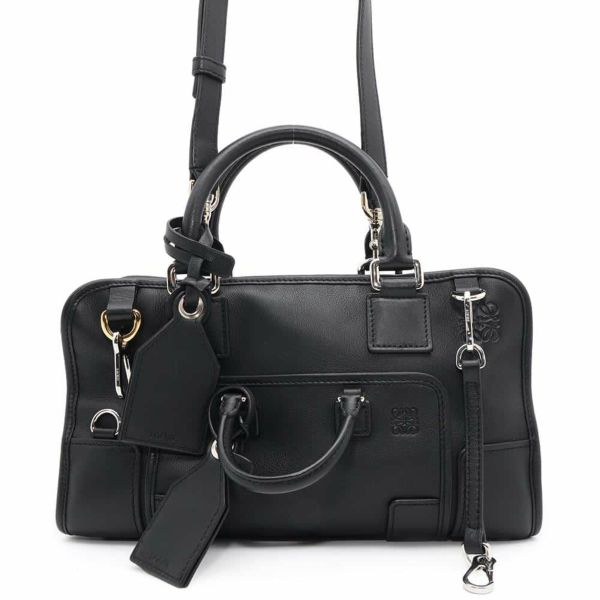 ロエベ ハンドバッグ アマソナ28 マルチアプリケーション 326.30MN03 LOEWE 2way 黒