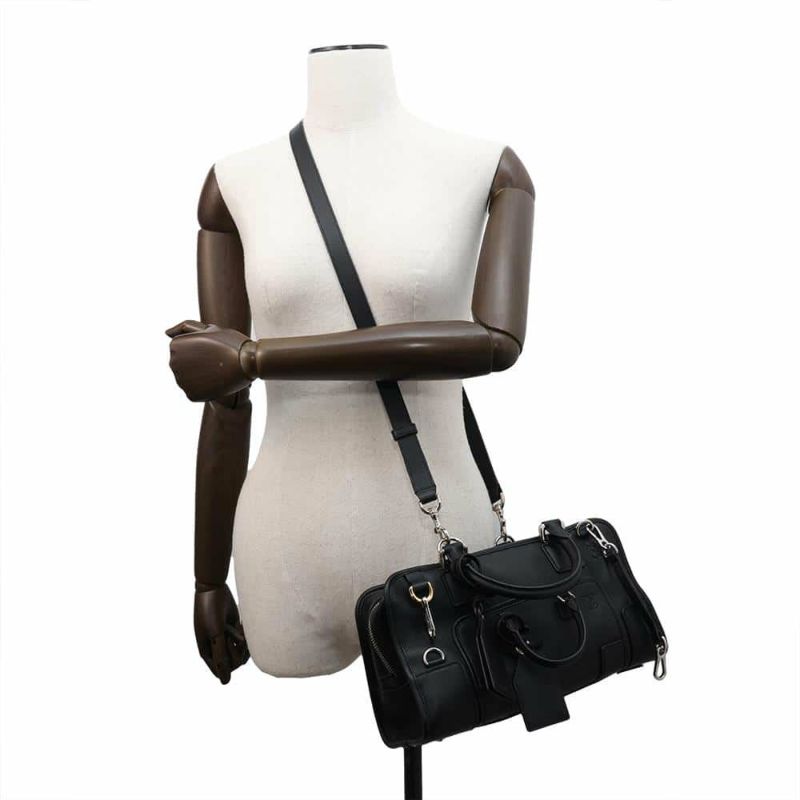 ロエベ ハンドバッグ アマソナ28 マルチアプリケーション 326.30MN03 LOEWE 2way 黒