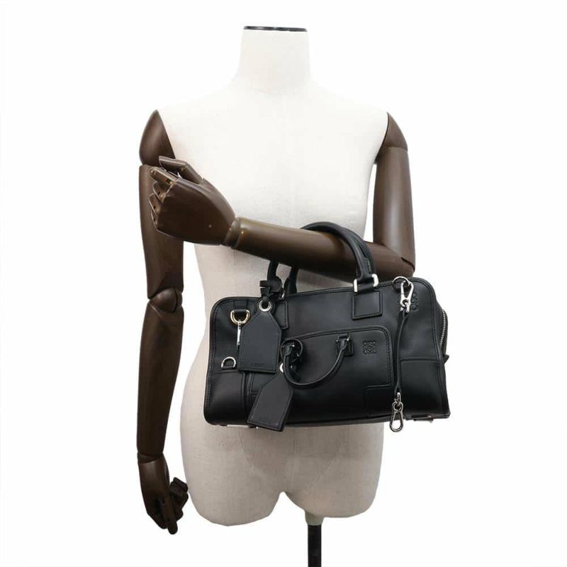 ロエベ ハンドバッグ アマソナ28 マルチアプリケーション 326.30MN03 LOEWE 2way 黒