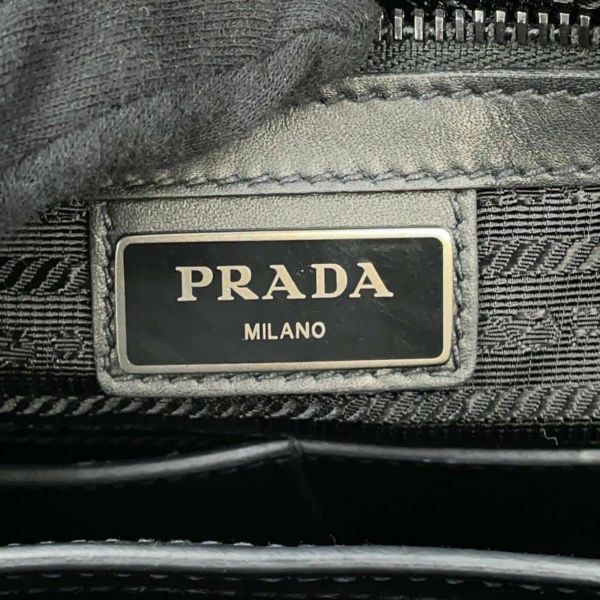 プラダ リュック バックパック レザー 2VZ011 PRADA リュックサック 黒