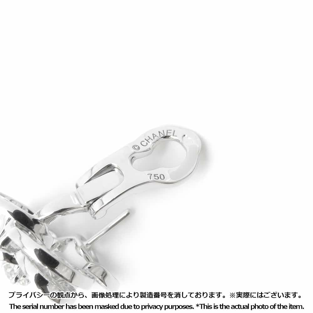 シャネル ピアス カメリア コレクション イヤリング ダイヤモンド 126P 約1.39ct K18WGホワイトゴールド J2672 CHANEL ジュエリー