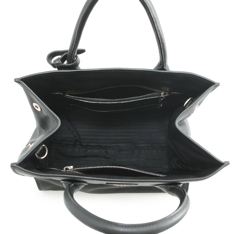 プラダ ハンドバッグ レザー KPB046 PRADA 2wayバッグ 黒