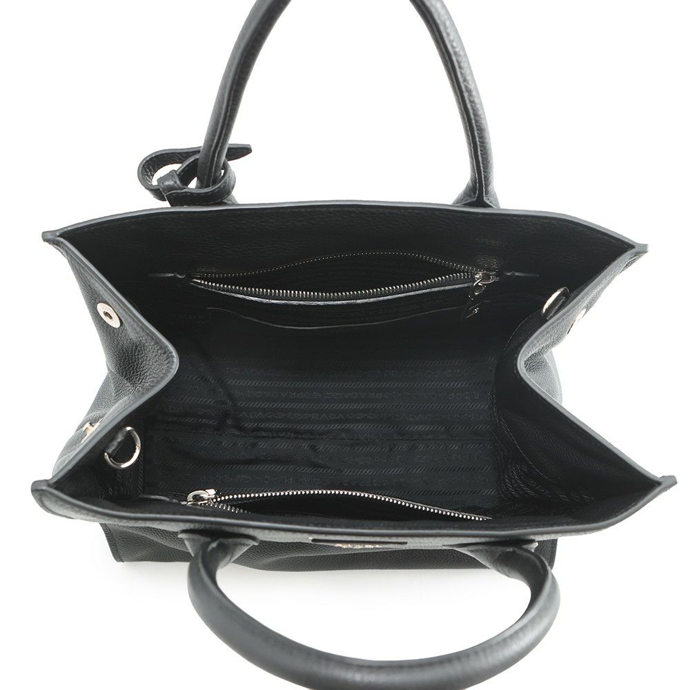 プラダ ハンドバッグ レザー KPB046 PRADA 2wayバッグ 黒
