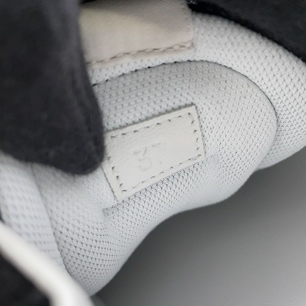 エルメス スニーカー ジェット レザー ベロア レディースサイズ37 HERMES 靴 黒