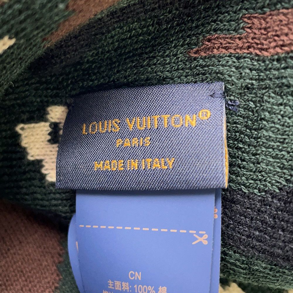 ルイヴィトン ニット帽 ビーニー・LV フィット フレンドシップ NIGOコラボ サイズS M5259A LOUIS VUITTON 帽子 リバーシブル メンズ