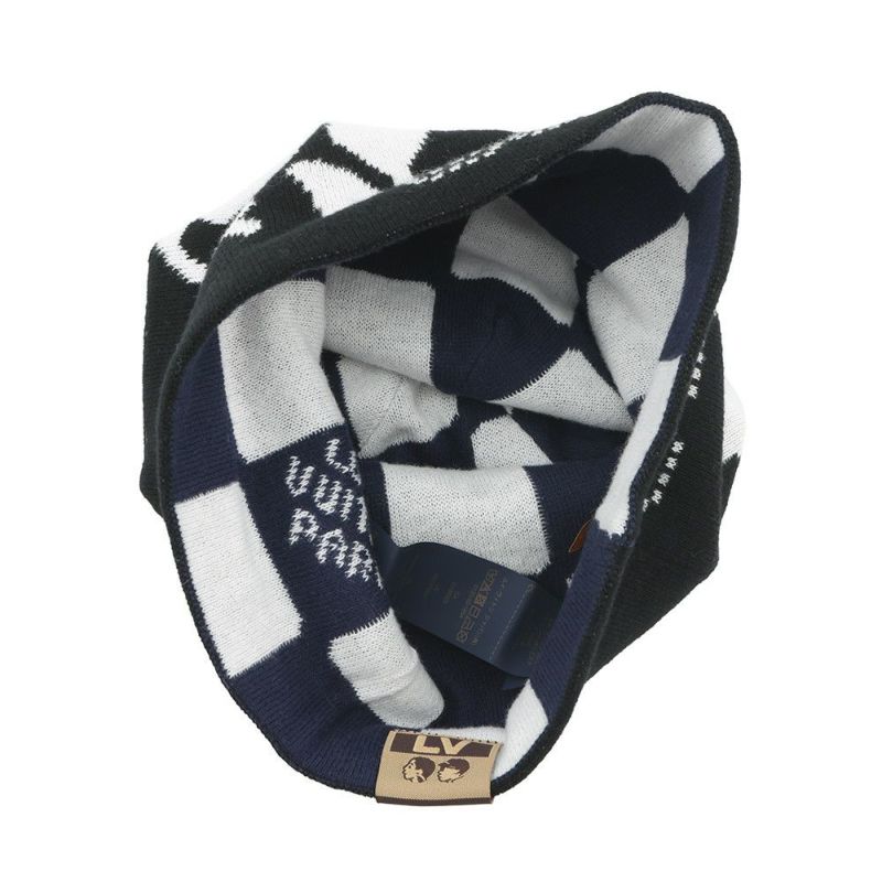 ルイヴィトン ニット帽 ビーニー・LV フィット フレンドシップ NIGOコラボ サイズS M5259A LOUIS VUITTON 帽子 リバーシブル メンズ