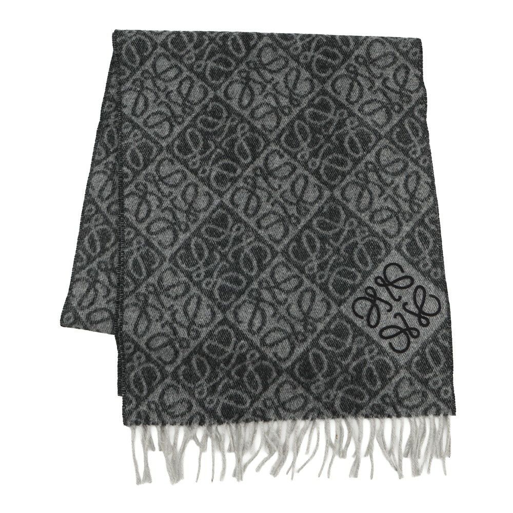 ロエベ マフラー アナグラム スカーフ ウール カシミヤ F811SS1X01