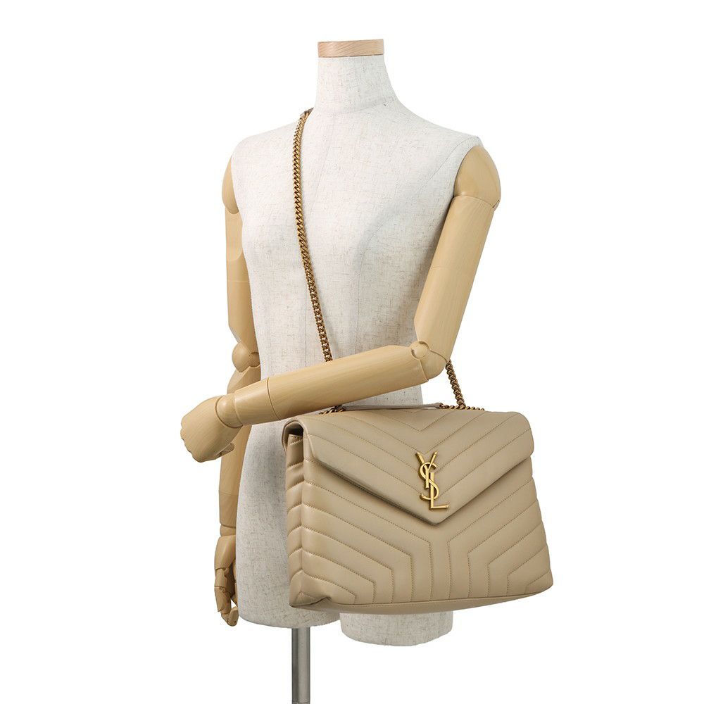 サンローランパリ チェーンショルダー バッグ ルル ミディアム レザー 574946 SAINT LAURENT PARIS 2way