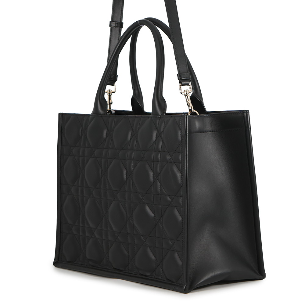 ディオール トートバッグ マクロカナージュ ブックトート ミディアム M1324OWHP Christian Dior 2way 黒