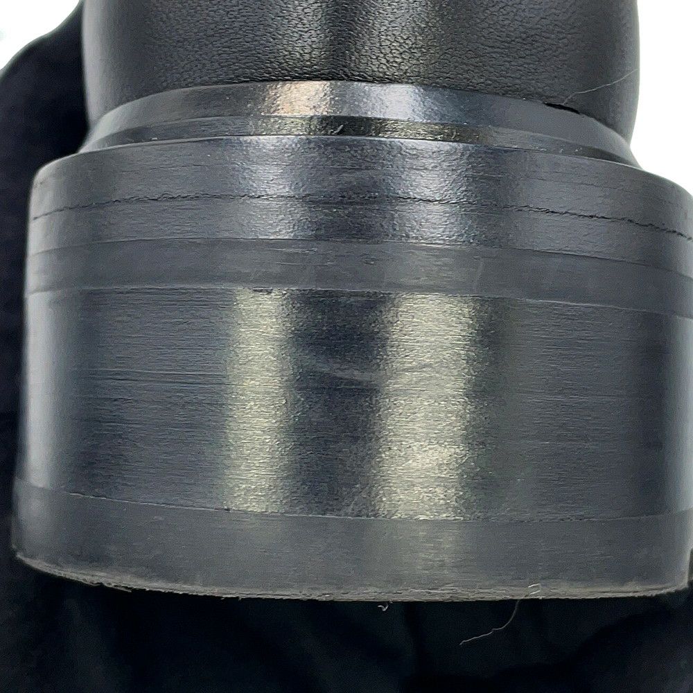 シャネル ショートブーツ マトラッセ ココマーク CHANEL19 レザー レディースサイズ37 1/2C G36424 CHANEL 靴 黒