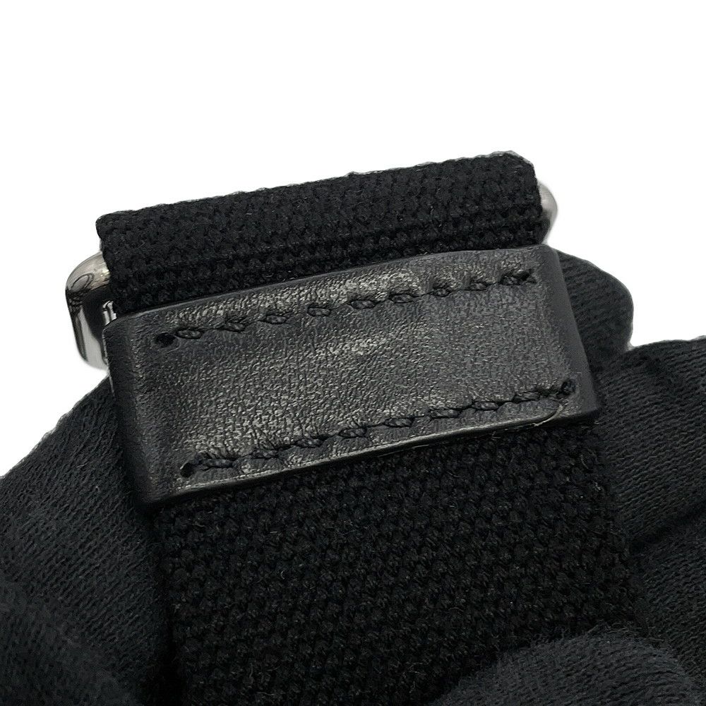 プラダ トートバッグ カナパ CANAPA パンチング キャンバス 1BG439 PRADA 2way 黒