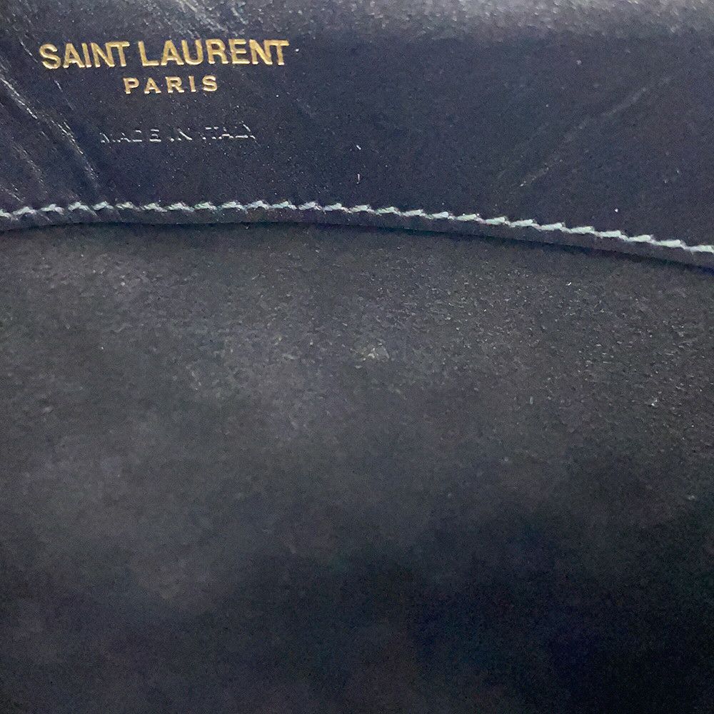 サンローランパリ ハンドバッグ LE 37 ミニ バケットバッグ レザー 765870 SAINT LAURENT PARIS 黒 2way