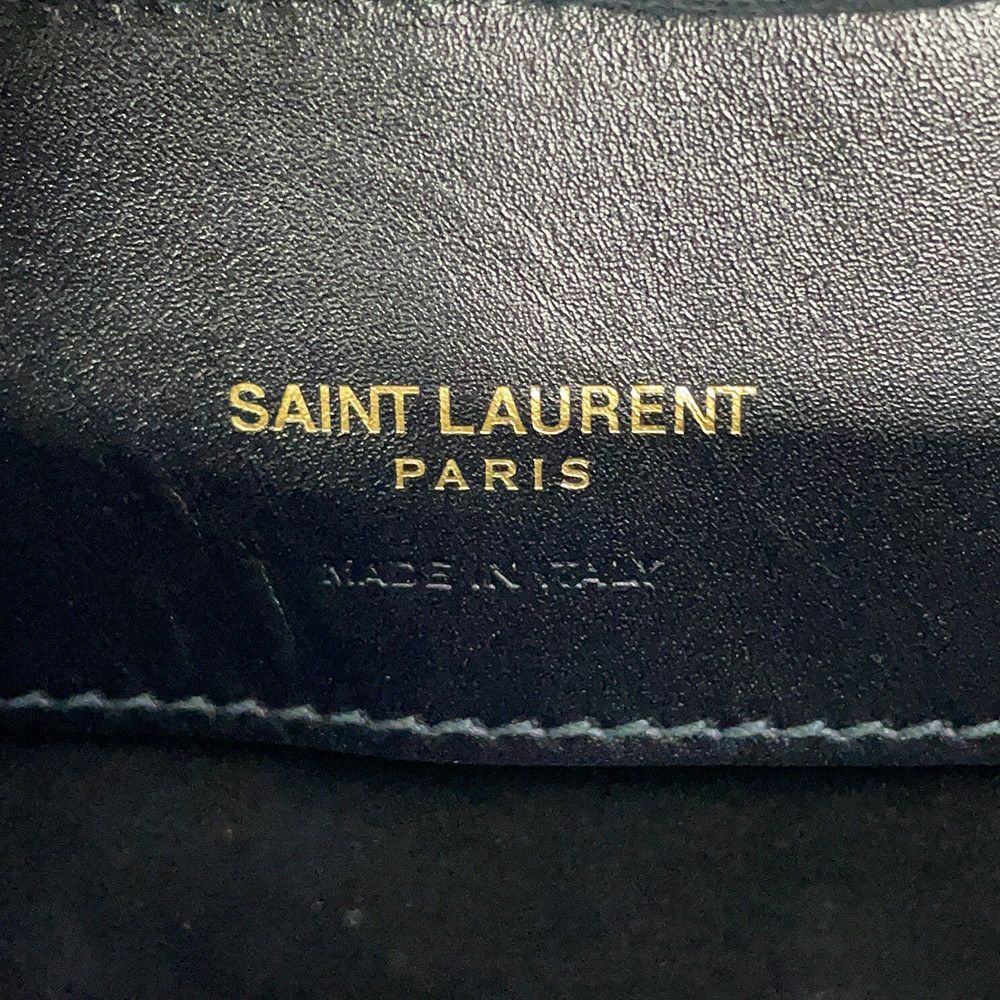 サンローランパリ ハンドバッグ LE 37 ミニ バケットバッグ レザー 765870 SAINT LAURENT PARIS 黒 2way
