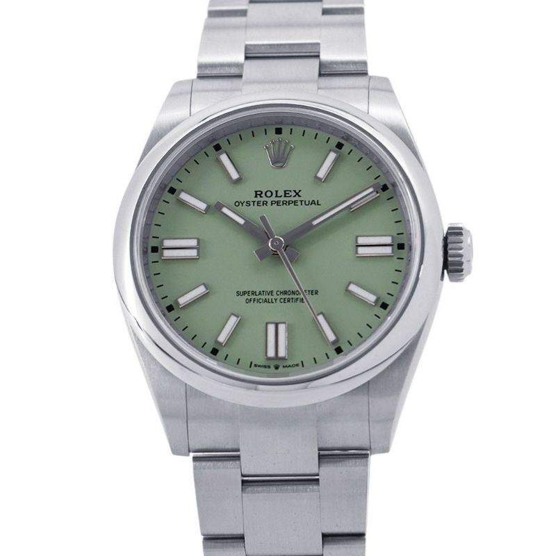ロレックス オイスターパーペチュアル 41 ランダムシリアル ルーレット 134300 ROLEX 腕時計 ピスタチオ文字盤