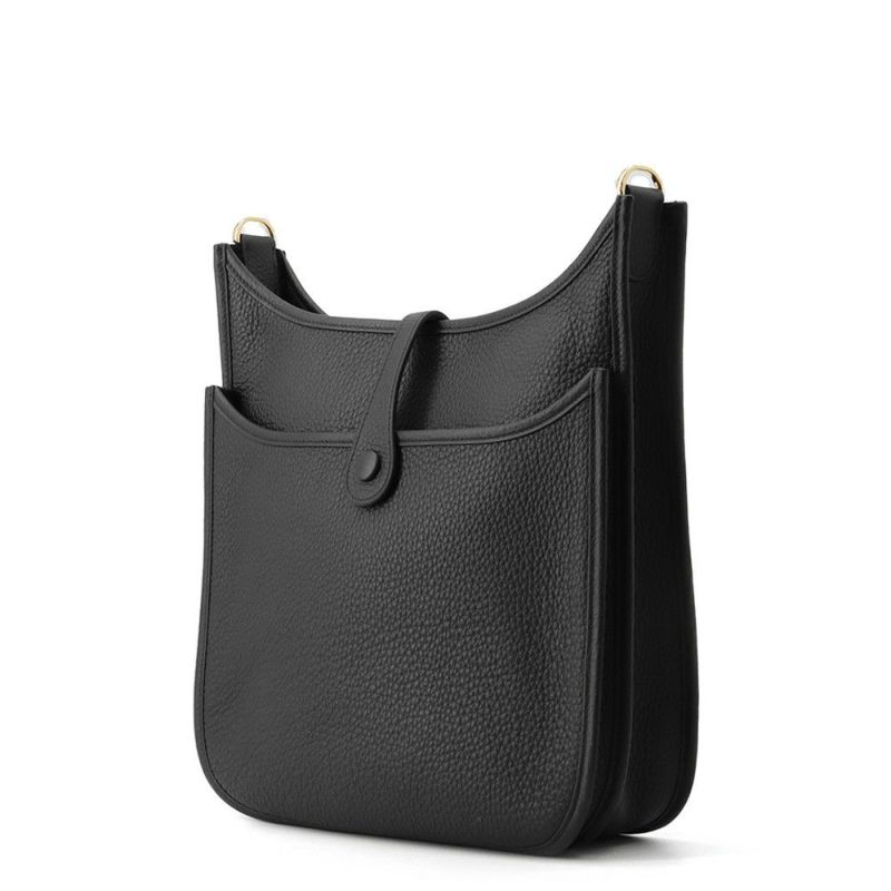 エルメス ショルダーバッグ エブリン3 PM ブラック/ゴールド金具 トリヨンクレマンス K刻印 黒