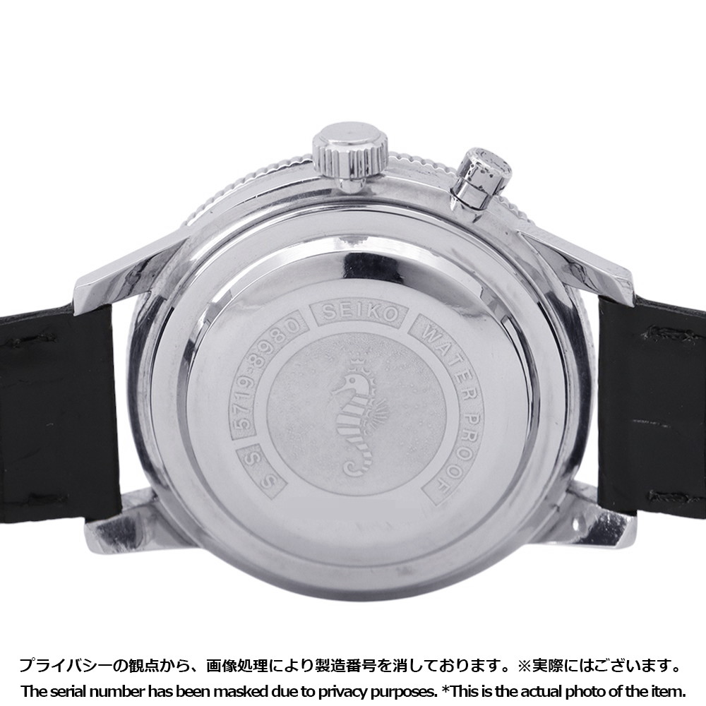 セイコー ワンプッシュ クロノグラフ ヴィンテージ 5719-8980 SEIKO 腕時計 ウォッチ シルバー文字盤