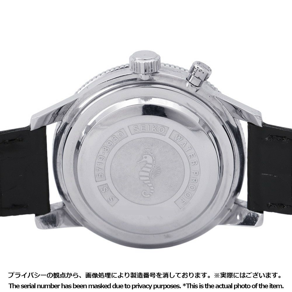 セイコー ワンプッシュ クロノグラフ ヴィンテージ 5719-8980 SEIKO 腕時計 ウォッチ シルバー文字盤