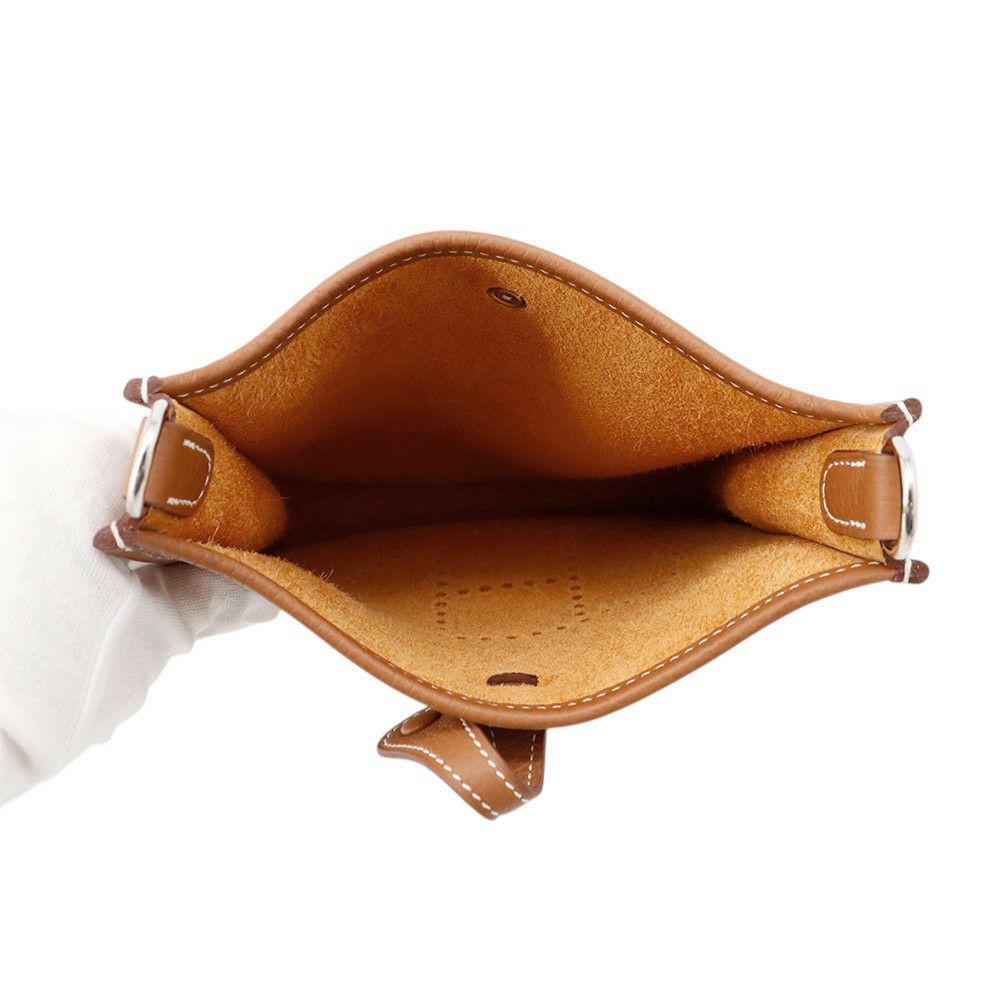 エルメス エブリンTPM 111cm アマゾン ゴールド/シルバー金具 トリヨンクレマンス K刻印