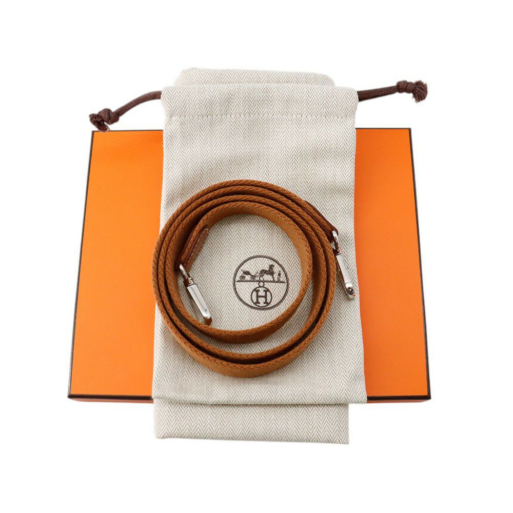 エルメス エブリンTPM 111cm アマゾン ゴールド/シルバー金具 トリヨンクレマンス K刻印