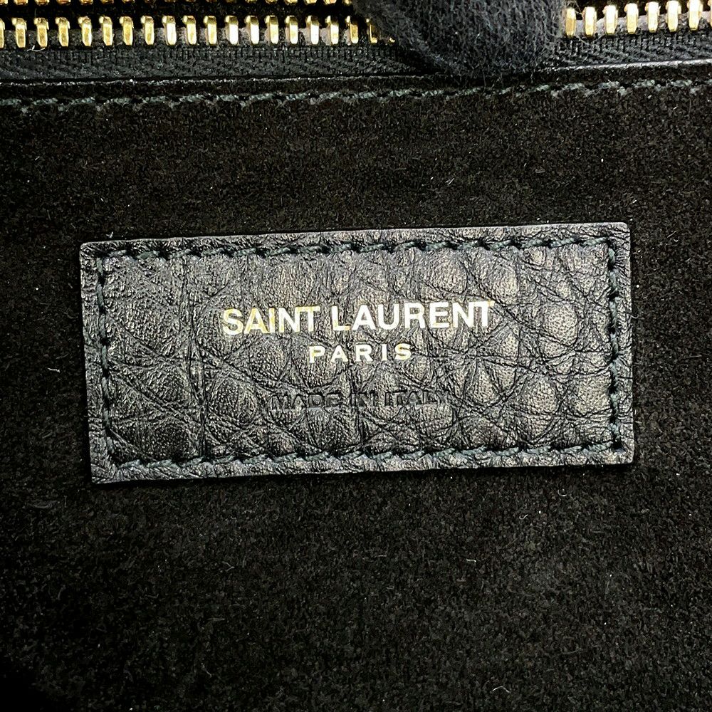 サンローランパリ トートバッグ LE 5 7 BEA ル・サンカセット ベア 763435 SAINT LAURENT PARIS 黒