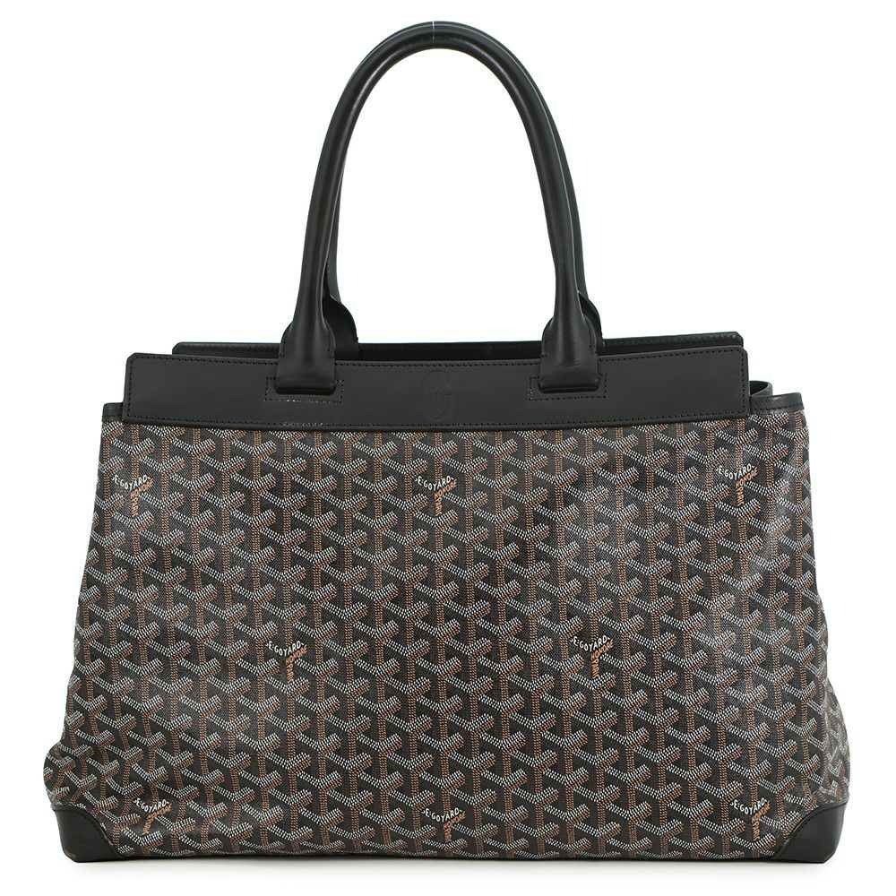 ゴヤール トートバッグ ベルシャスMM PVC レザー GOYARD 黒