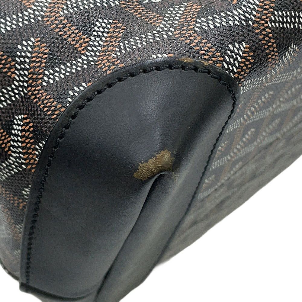 ゴヤール トートバッグ ベルシャスMM PVC レザー GOYARD 黒