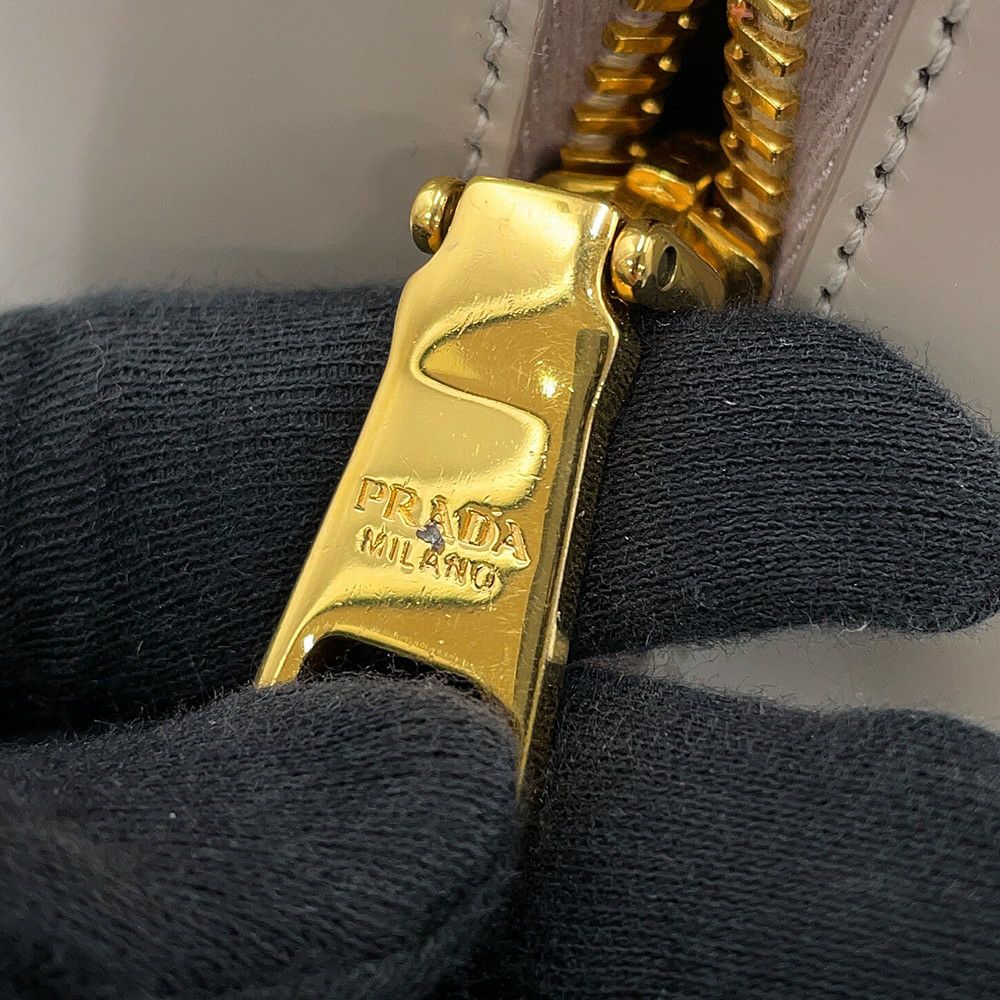 プラダ ハンドバッグ トライアングルロゴ レザー BL0861 PRADA 2way